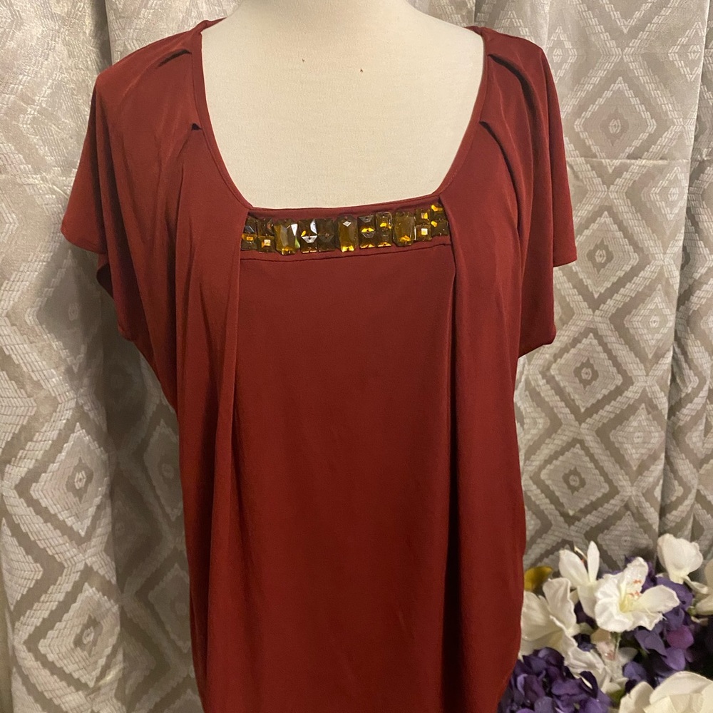 Bedazzled New York and company top